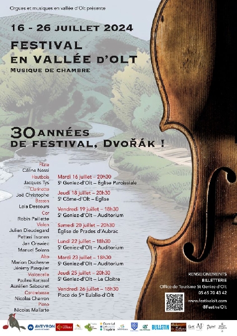 Festival Musique en Vallée d'Olt 2024 : 30ème  ...
