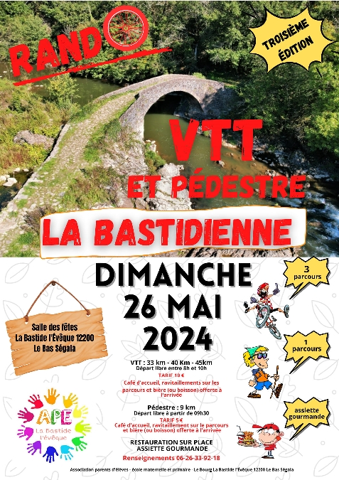 Rando VTT et pédestre "La Bastidienne" à La Ba ...