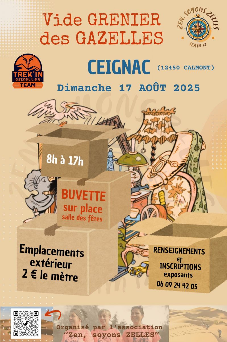 Vide grenier des GAZELLES