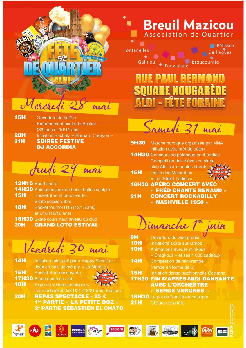52ieme fête de quartier Breuil Mazicou