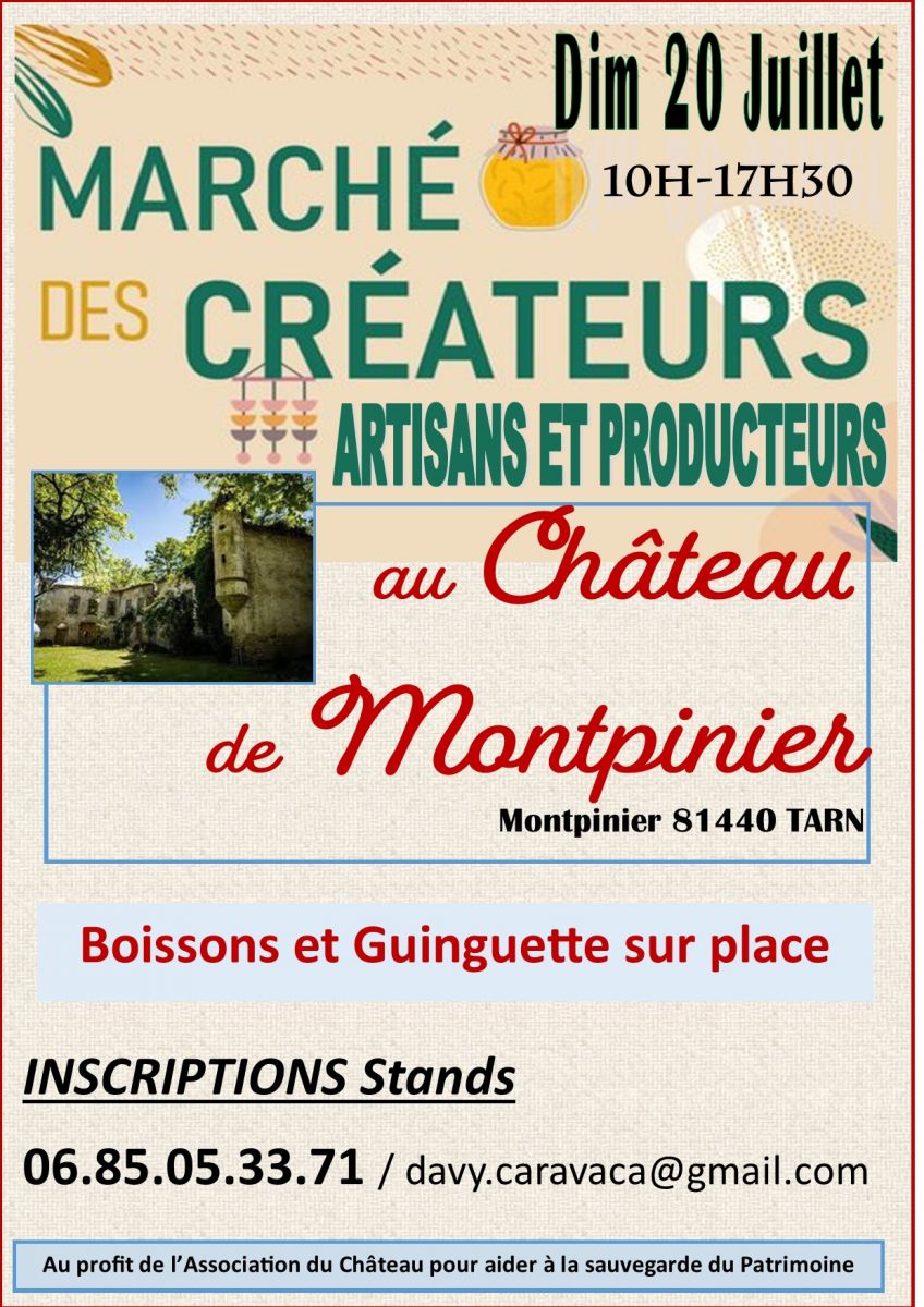 MARCHE DES CREATEURS ARTISANS ET PRODUCTEURS