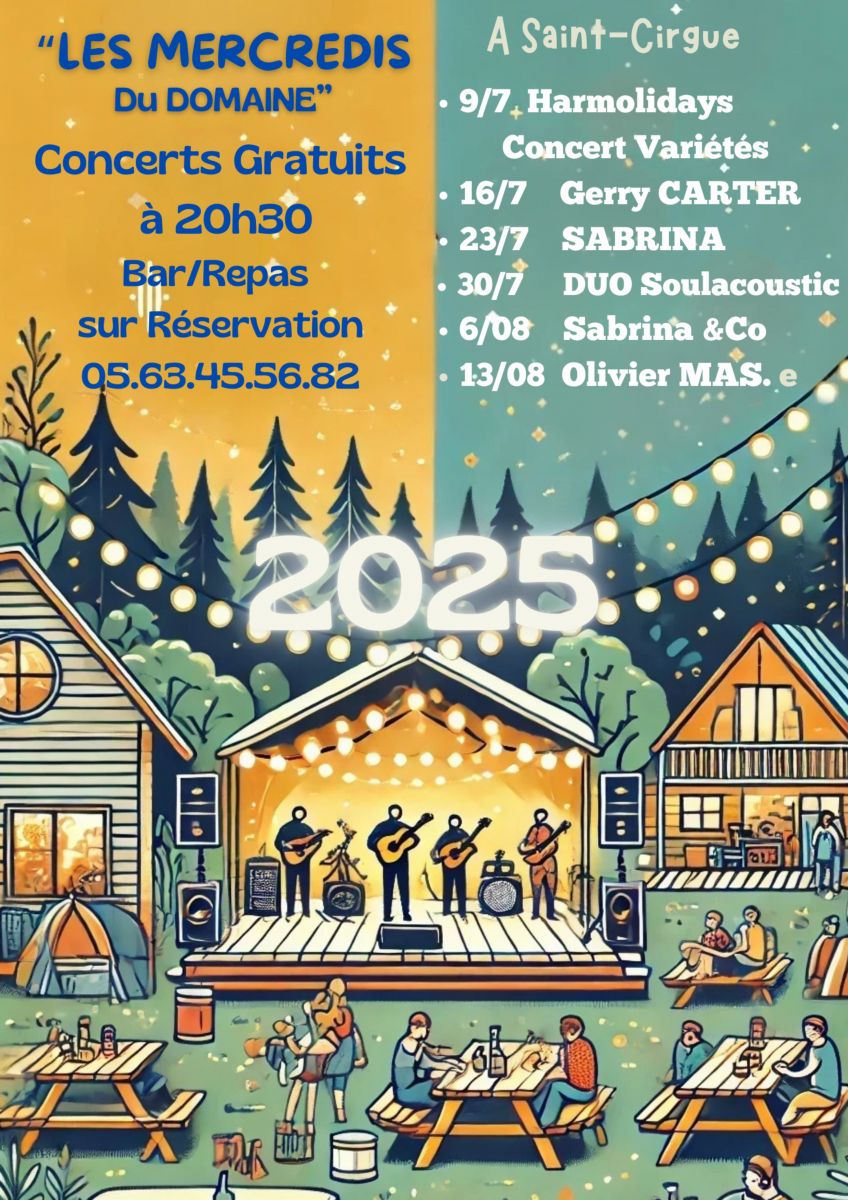 Concerts Gratuits ouverts à tous