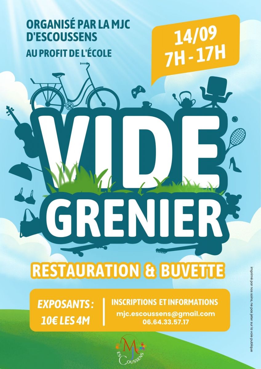 Vide grenier d'Escoussens