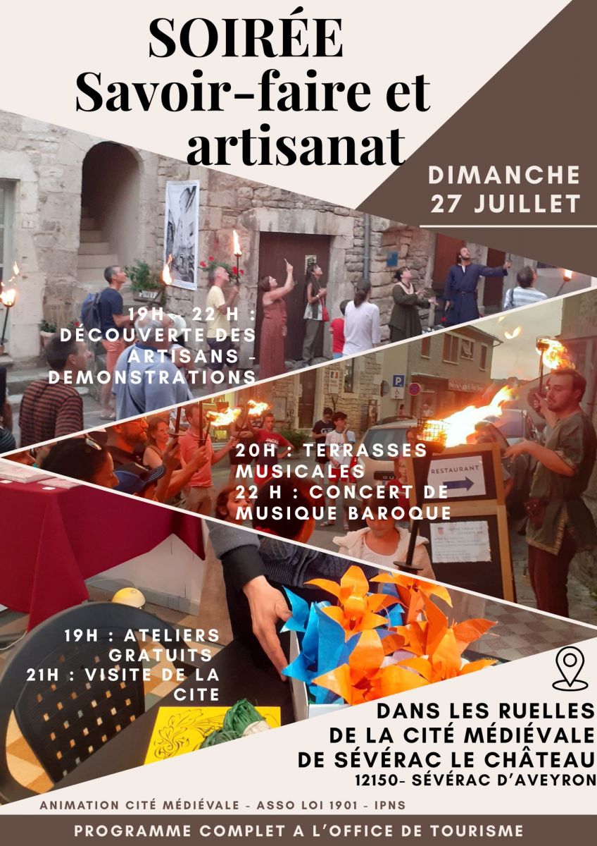 Soirée savoir-faire et artisanat dans la ville ...