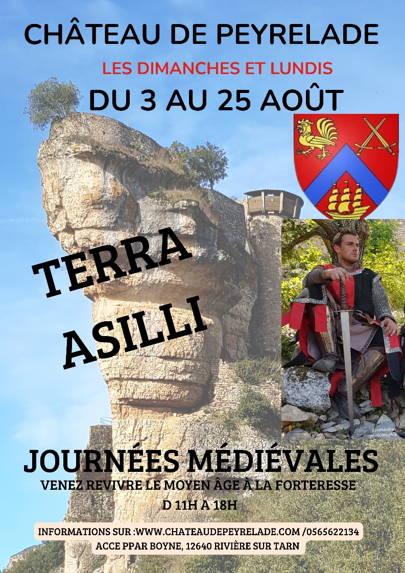 Journées médiévales au château de Peyrelade