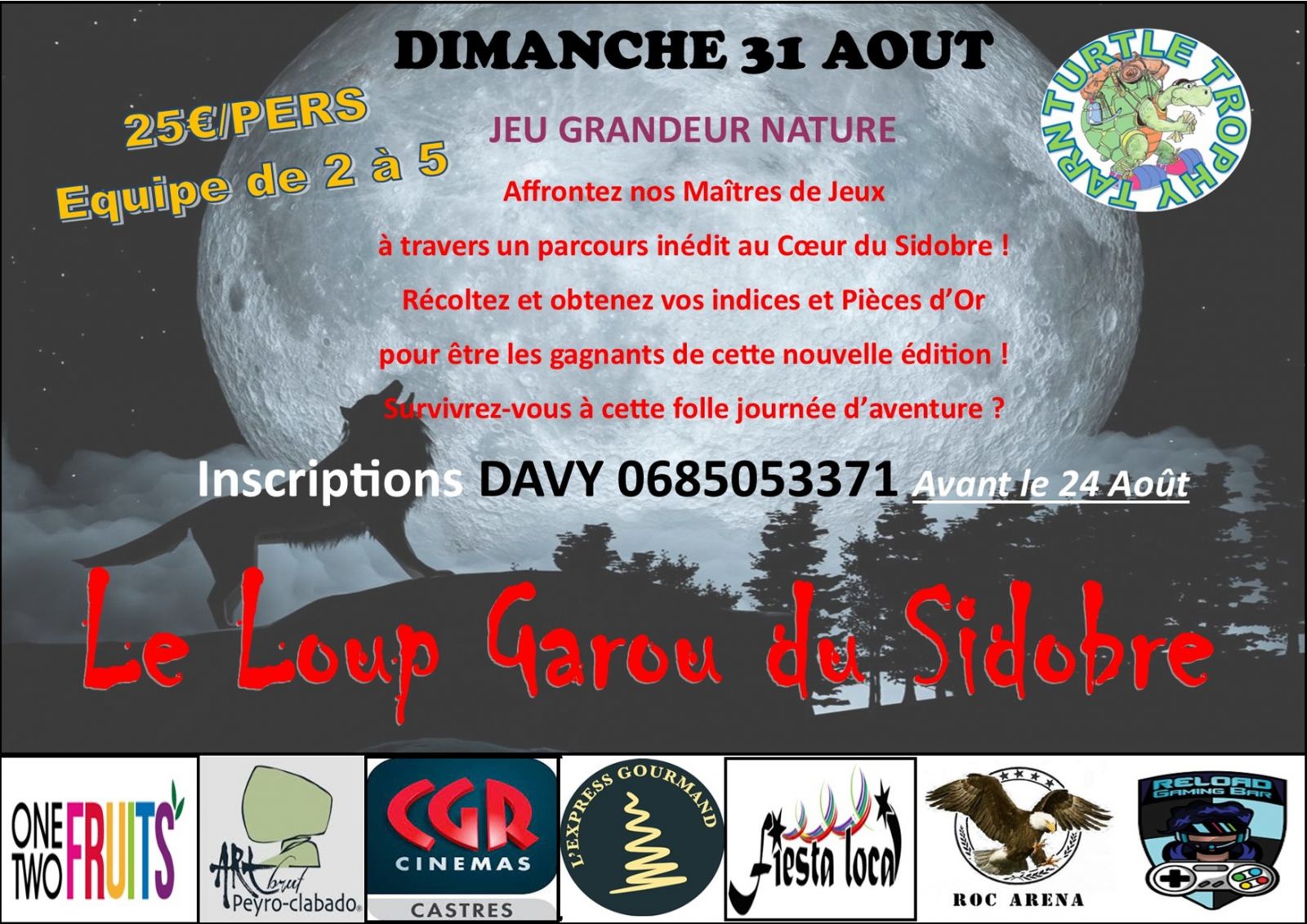 RALLYE DECOUVERTE LE LOUP GAROU DU SIDOBRE