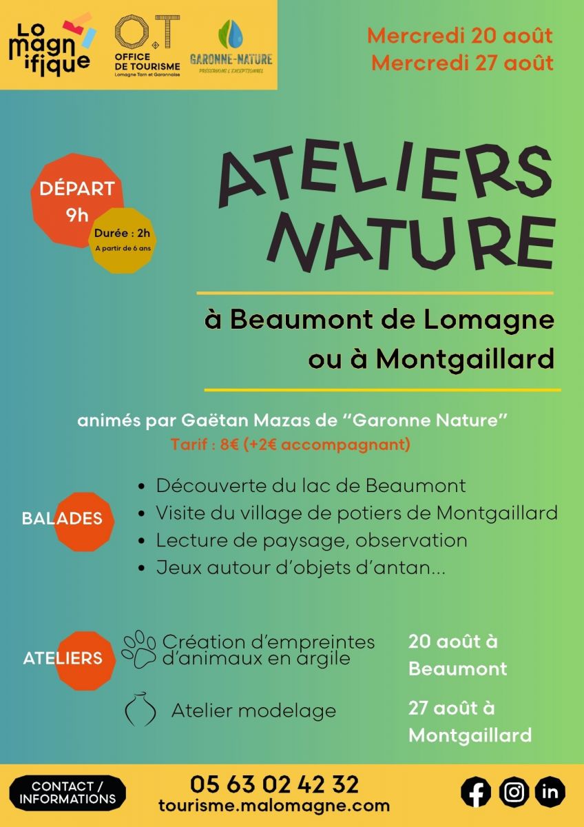 Atelier nature à Beaumont-de-Lomagne