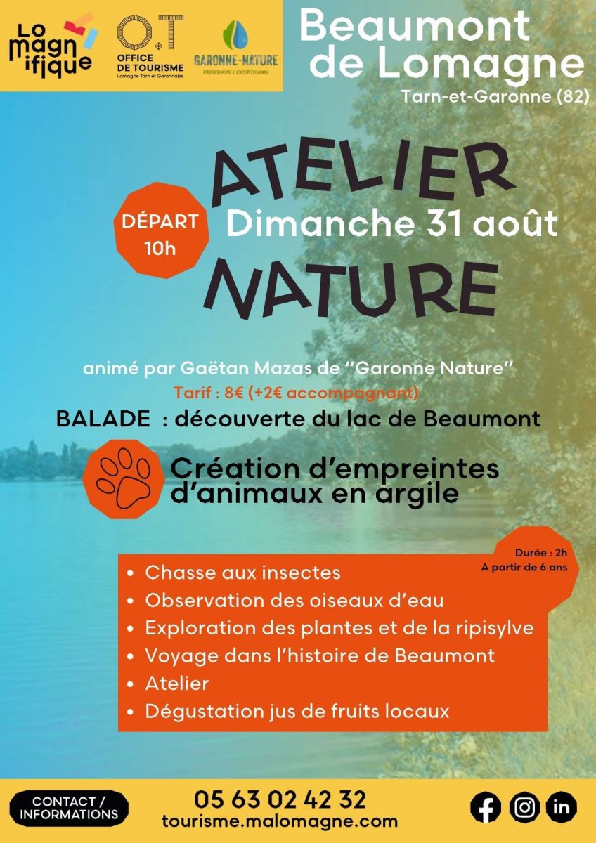 Atelier nature à Beaumont-de-Lomagne