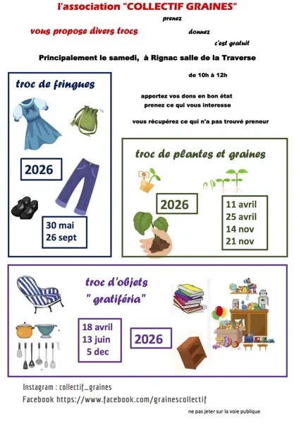 Troc de fringues - Crédit: collectif graines