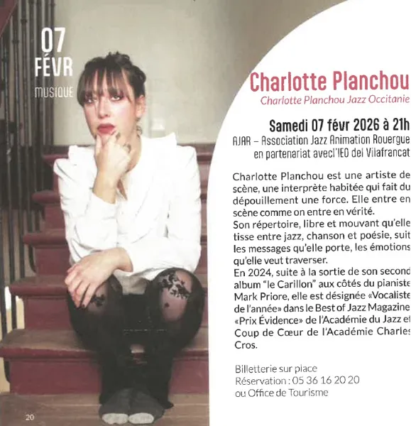 Concert Jazz : Charlotte Planchou