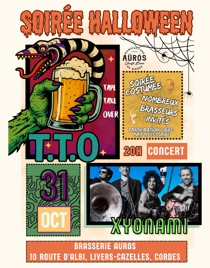 Soirée HALLOWEEN T.T.O et concert Xyonami à la ...