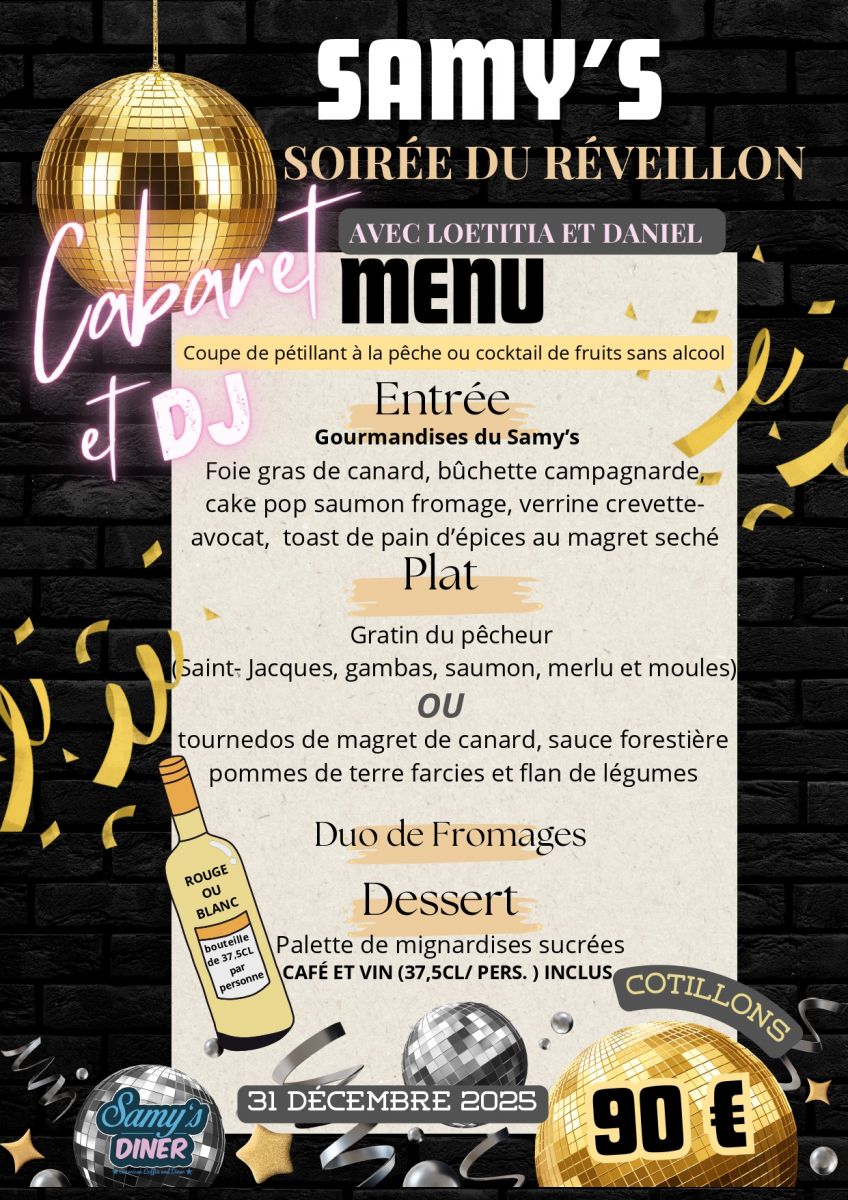 Soirée du Révéillon au Samy's diner à Albi