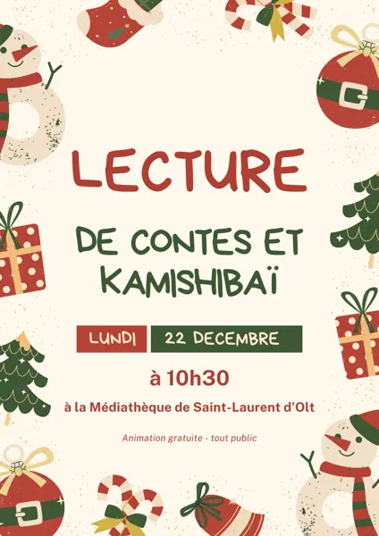 Lecture de contes et Projection et Kamishibaï  ...