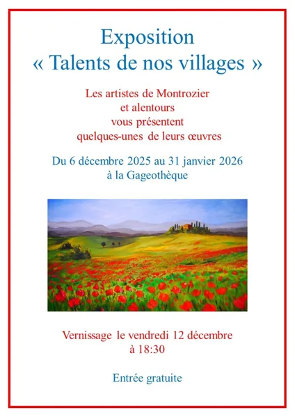 Exposition "Talents de nos Villages"