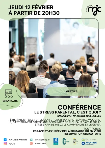 CONFÉRENCE : Stress parental, c'est quoi ?