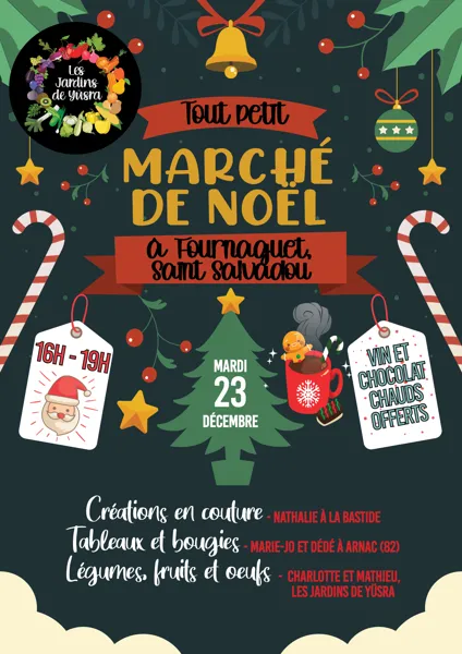 Tout petit marché de Noël à Fournaguet (St-Sal ...