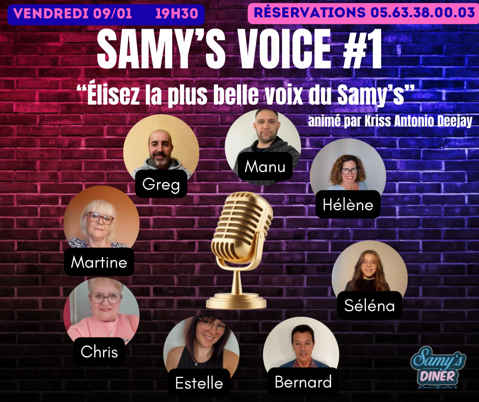 The Samy's voice, élisez la plus belle voix du ...
