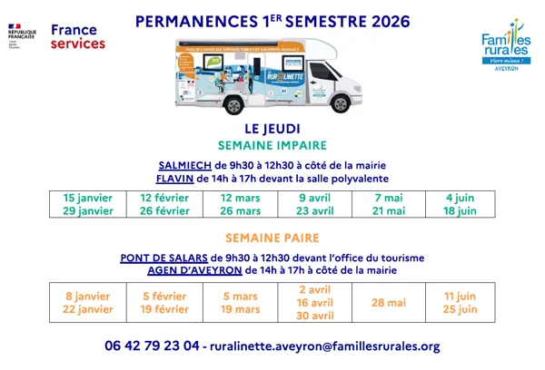 RUR@LINETTE - France services - Permanences