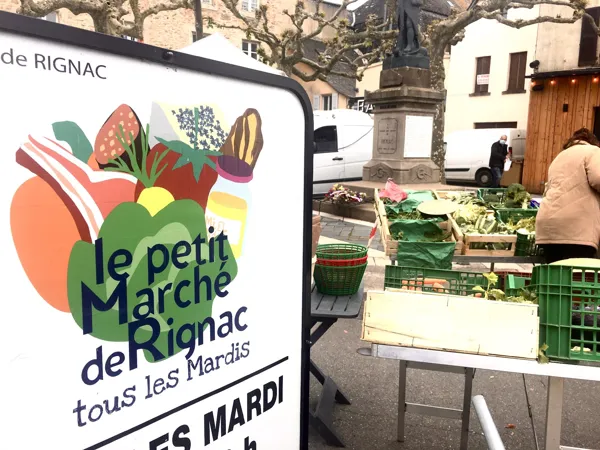 Marché de producteurs ... - Crédit: OFFICE DE TOURISME DU PAYS RIGNACOIS