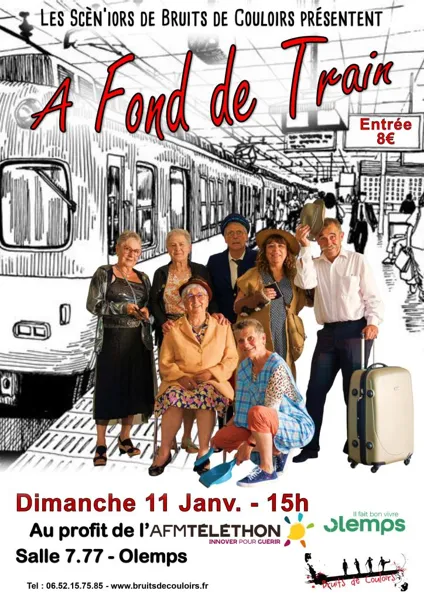 Théâtre : "À fond de Train" au profit du téléthon