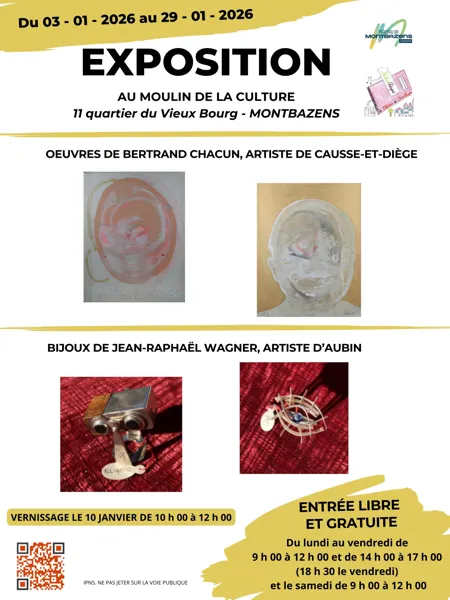 Exposition au moulin de la culture