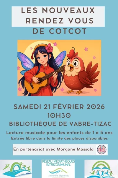 Les nouveaux rendez-vous de Cot Cot à Vabre-Tizac