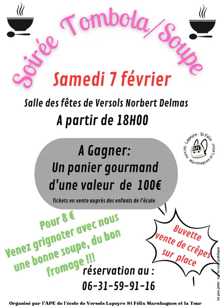 Soirée Tombola/Soupe