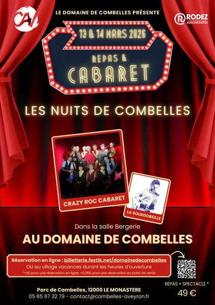 Repas & cabaret : Les Nuits de Combelles