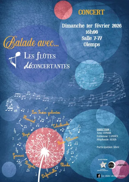 Concert les Flûtes Déconcertantes