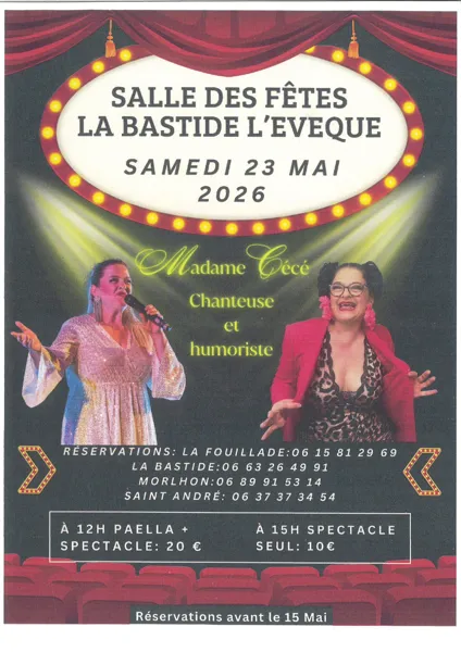 Repas et Spectacle "Madame Cécé" - La Bastide  ...