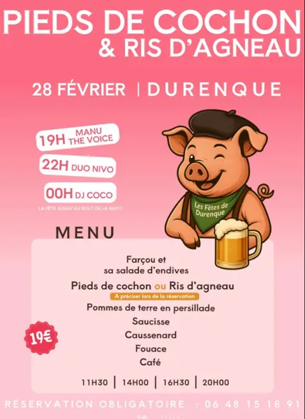 Pieds de cochon et ris d'agneau 4ème édition !
