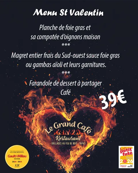 Soirée Saint Valentin au Grand Café