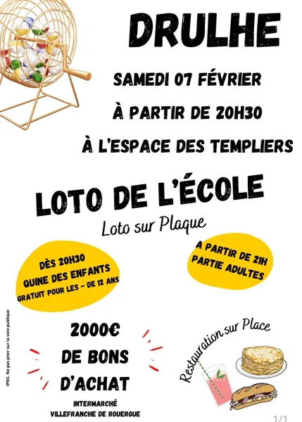 Loto de l'école