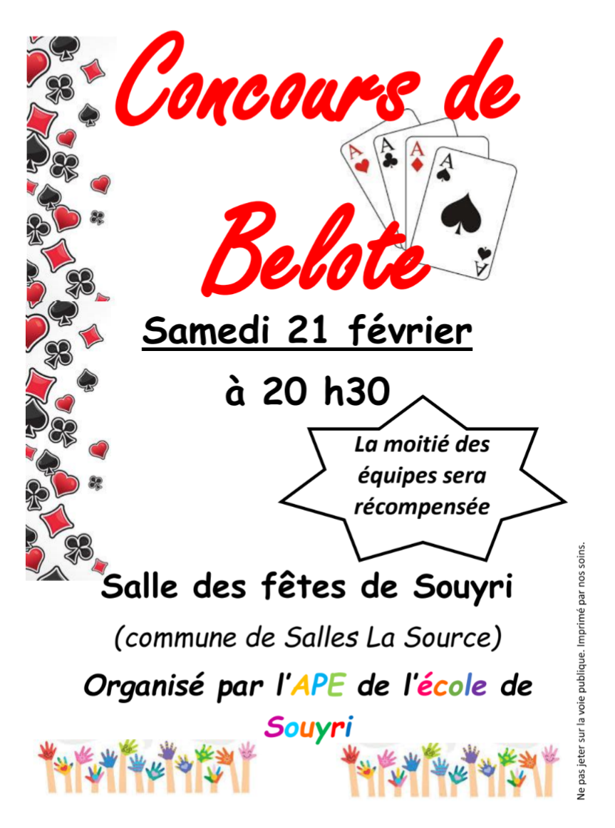 Concours de Belote Souyri