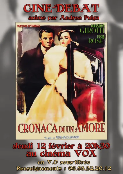 Ciné-débat : Cronaca di un Amore