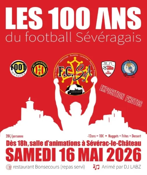 100 ans du football sévéragais
