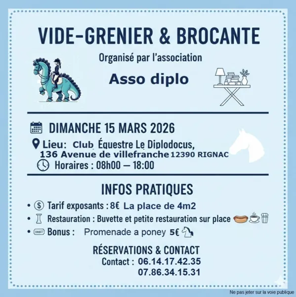 Vide-grenier et brocante au centre équestre Le ...