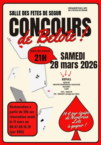 Concours de belote