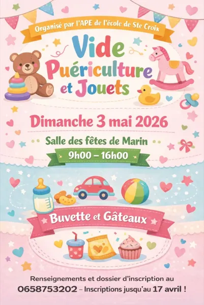 Vide "puériculture et jouets" par l'APE de Sai ...