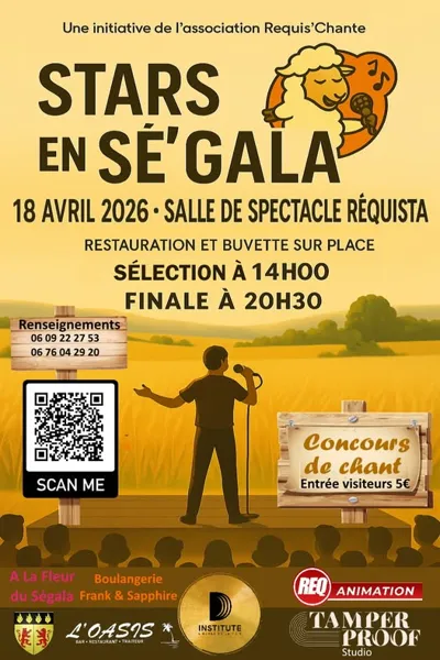 RÉQUIS CHANTE concours STARS en SÉ'GALA