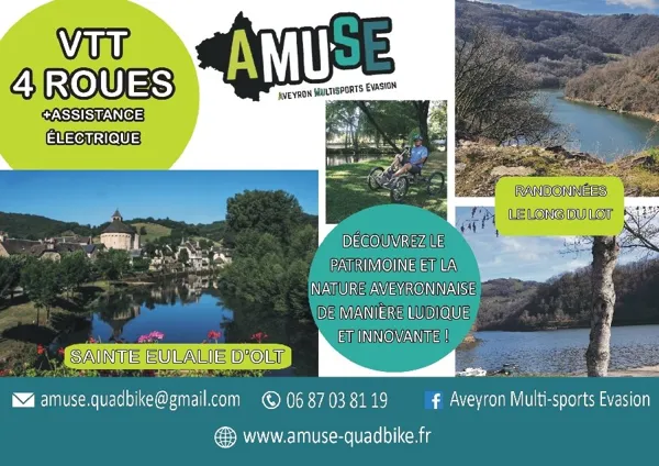 Randonnée en VTT 4 roues (Quadbike) à Ste Eula ...