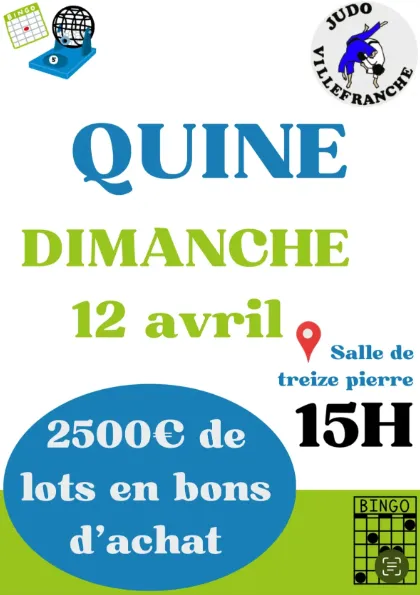 Quine du Judo Club de Villefranche