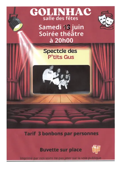 Spectacle des P'tits Gus