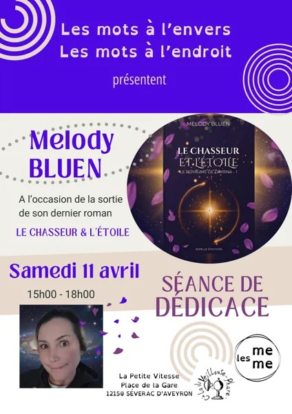 Séance dédicace Melody Bluen
