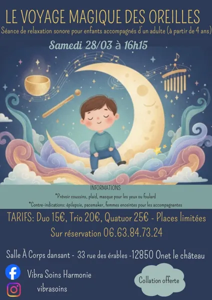 Voyage sonore : "Le voyage magique des oreilles"