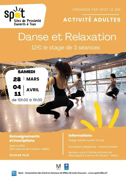 Danse et relaxation - Spot le 260