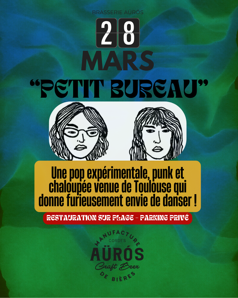 Concert de Petit Bureau à la brasserie Auros