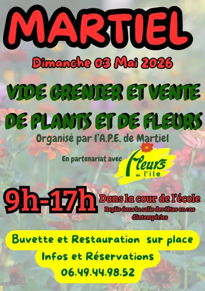 Vide grenier et vente de plants et de fleurs à ...