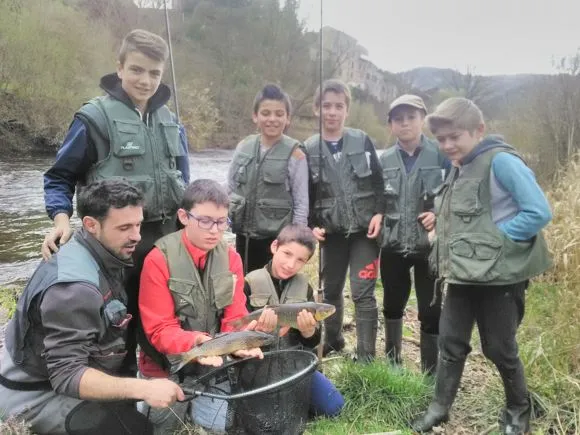 Animation découverte de la pêche à la truite
