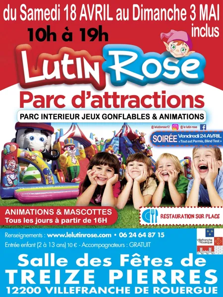 Parc "Le Lutin Rose" - Soirée Blindtest
